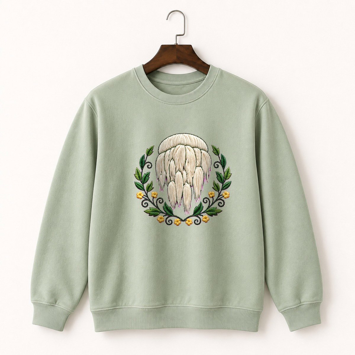 Lion's Mane Mushroom Crewneck Sweatshirt 2
