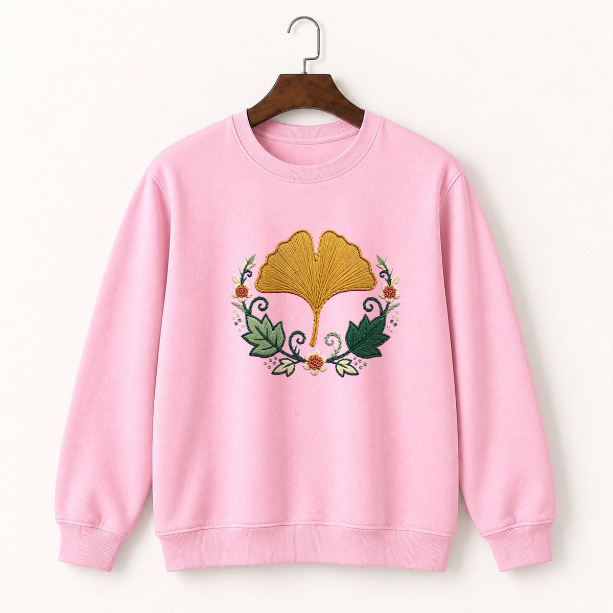 Ginkgo Leaf Crewneck Sweatshirt 4