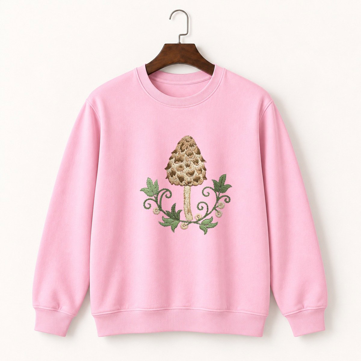 Shaggy Mane Mushroom Crewneck Sweatshirt 4