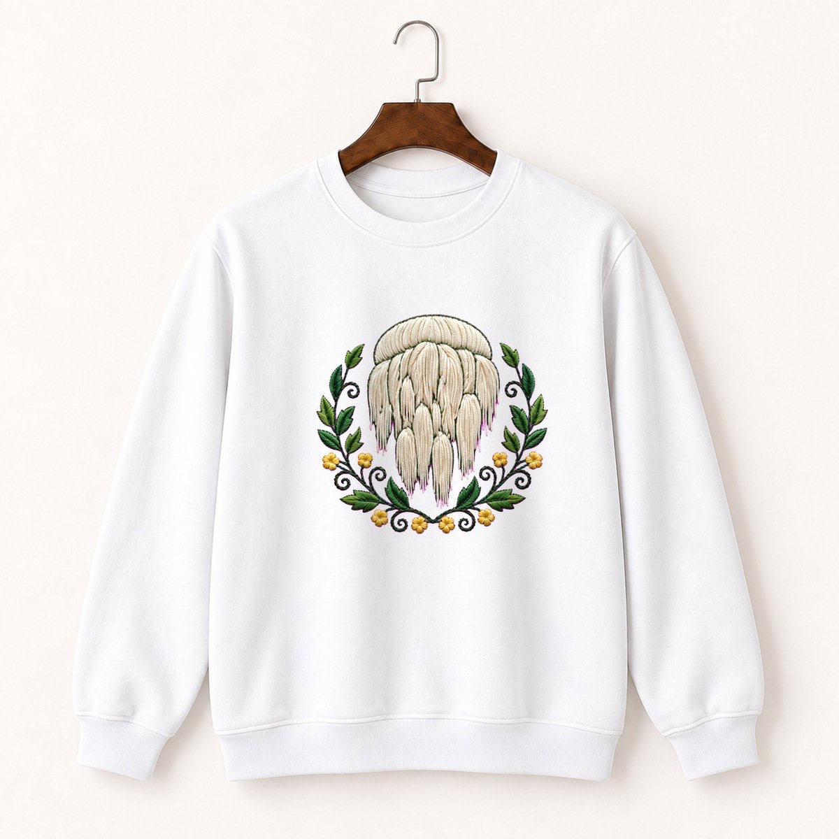 Lion's Mane Mushroom Crewneck Sweatshirt 5