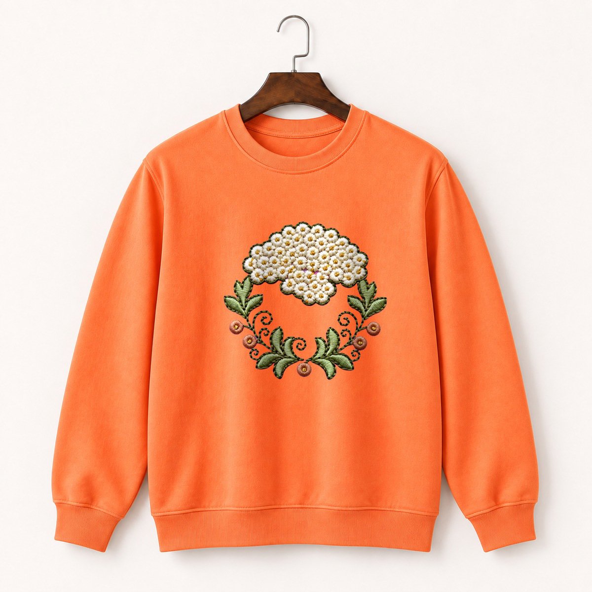 Yarrow Flower Crewneck Sweatshirt 3
