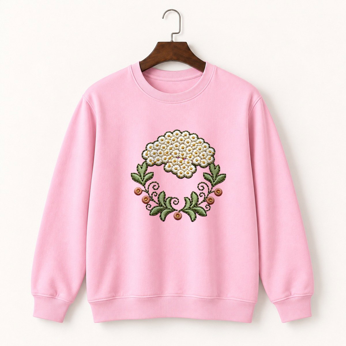 Yarrow Flower Crewneck Sweatshirt 4