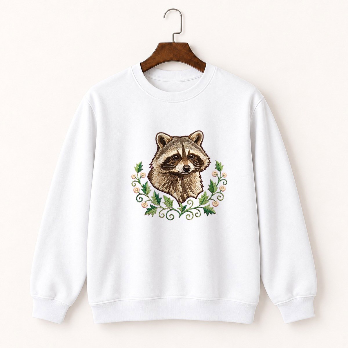 Raccoon Crewneck Sweatshirt 5