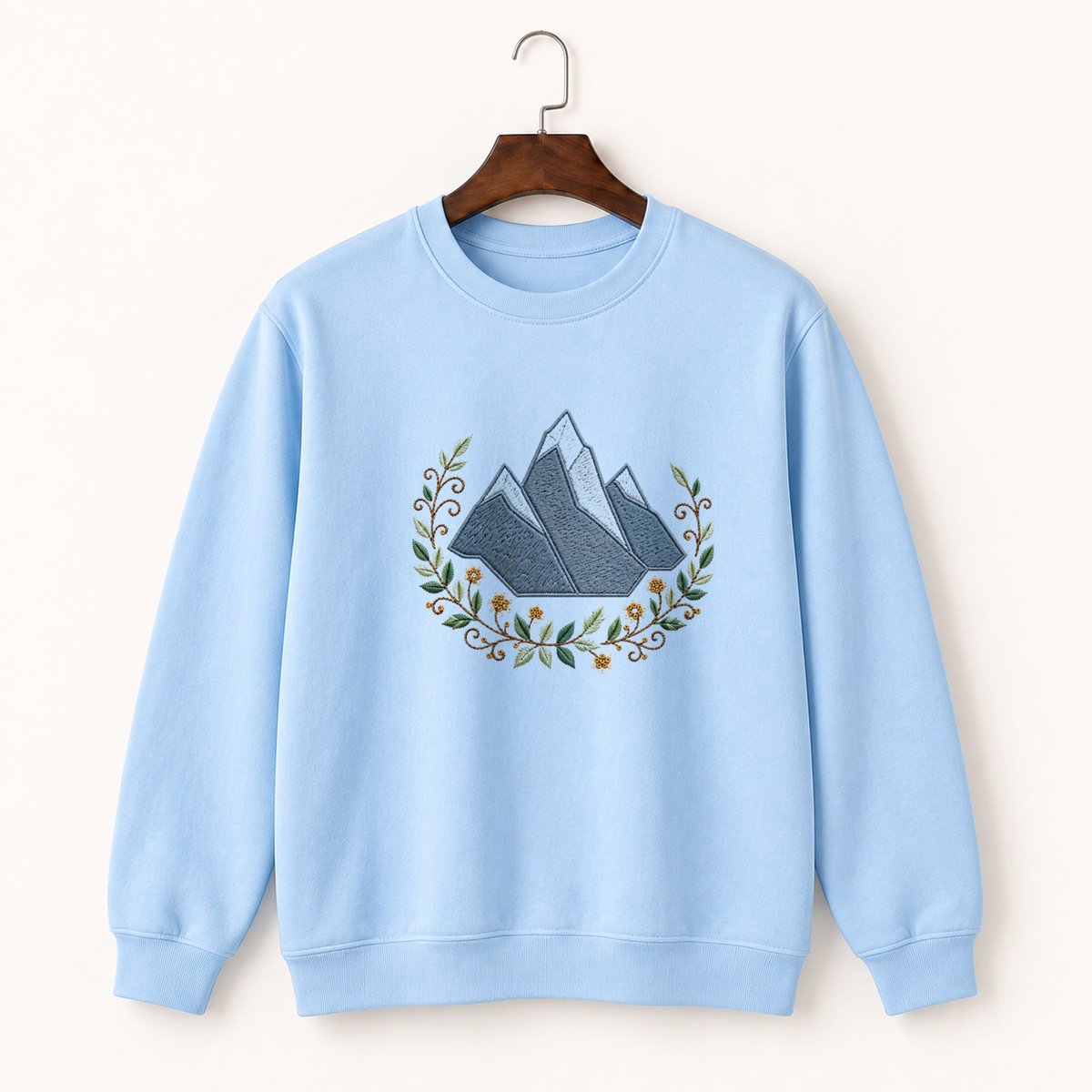 Grand Teton Mountain Crewneck Sweatshirt 1