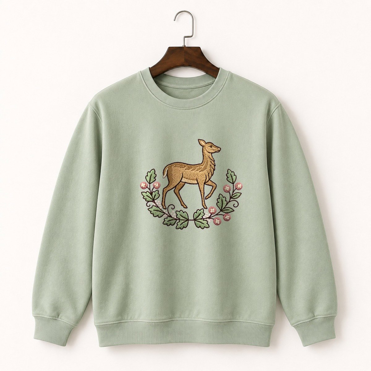 White-Tailed Deer Crewneck Sweatshirt 2