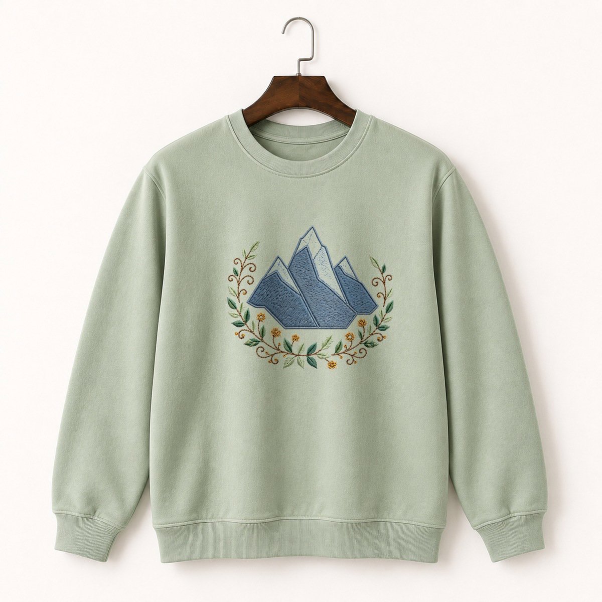 Grand Teton Mountain Crewneck Sweatshirt 2