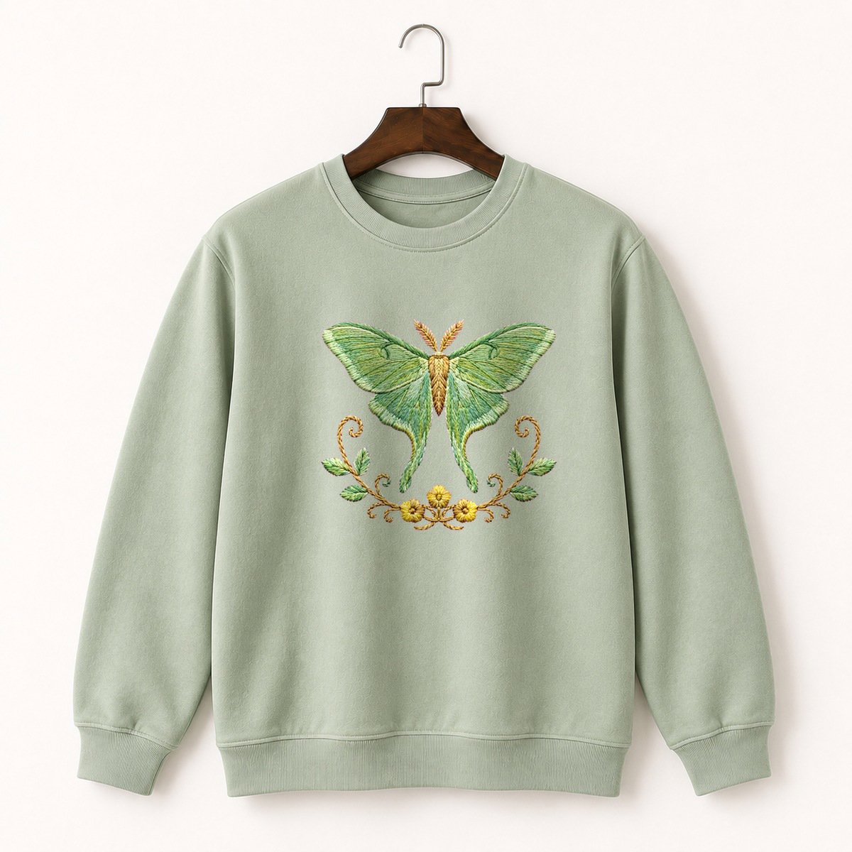 Luna Moth Crewneck Sweatshirt 2