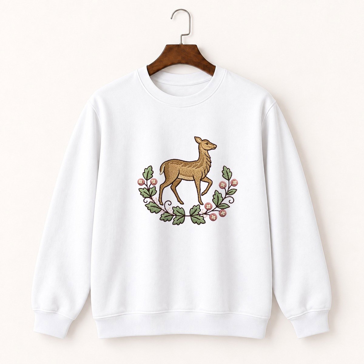 White-Tailed Deer Crewneck Sweatshirt 5