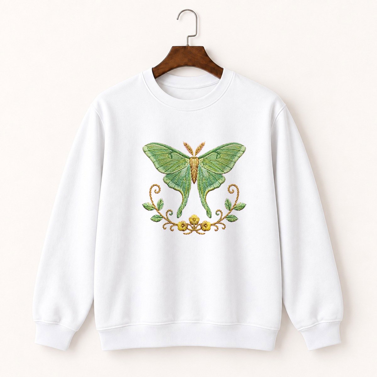Luna Moth Crewneck Sweatshirt 5