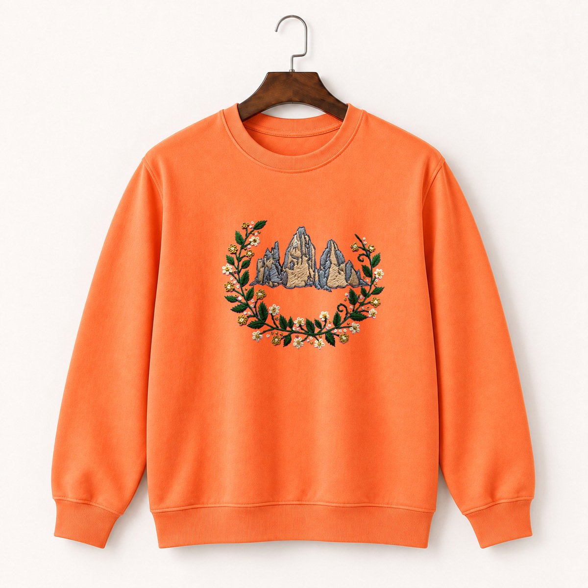 Dolomites Mountain Crewneck Sweatshirt 3