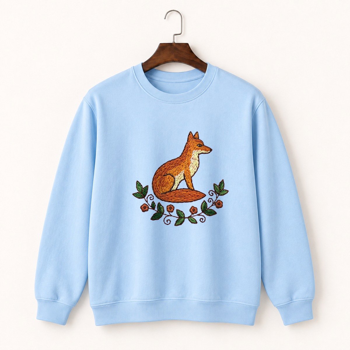 Red Fox Crewneck Sweatshirt 1