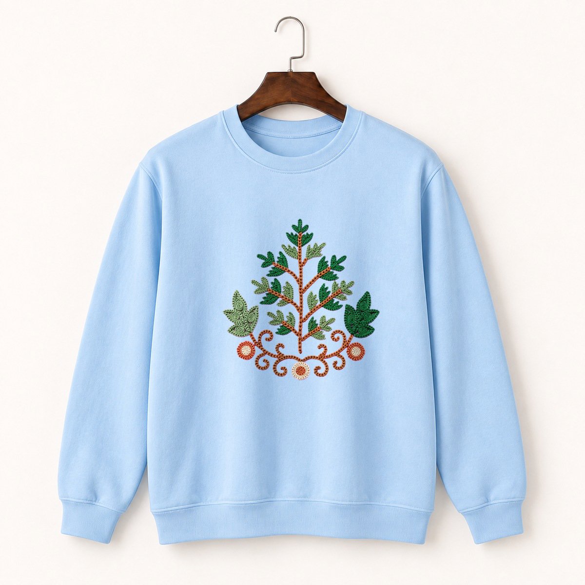 Cedar Branch Crewneck Sweatshirt 1