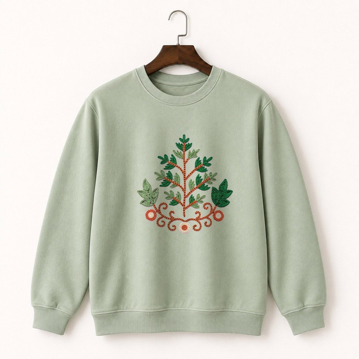Cedar Branch Crewneck Sweatshirt 2