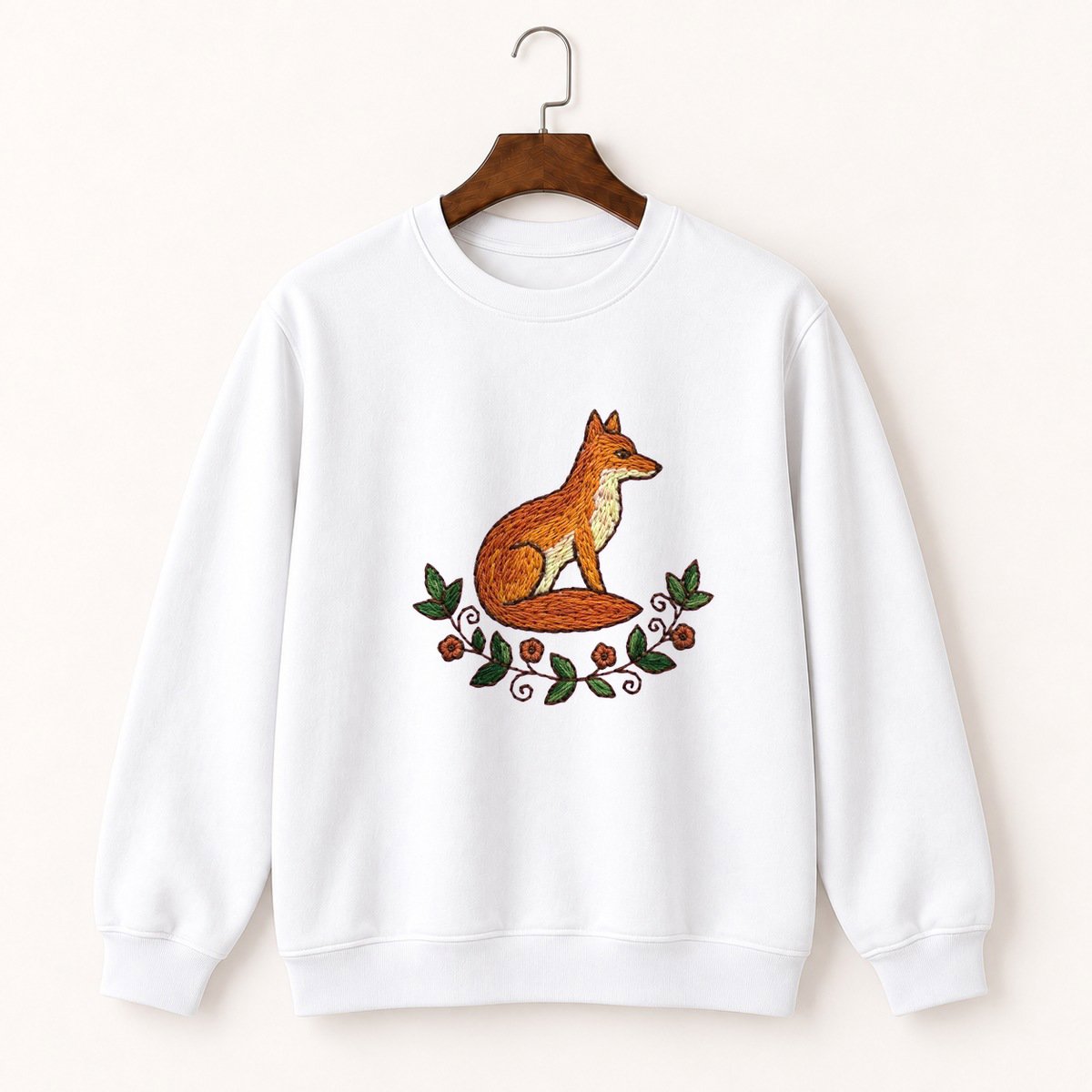 Red Fox Crewneck Sweatshirt 5