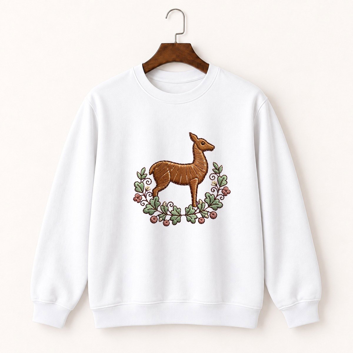 White-Tailed Deer Crewneck Sweatshirt 5