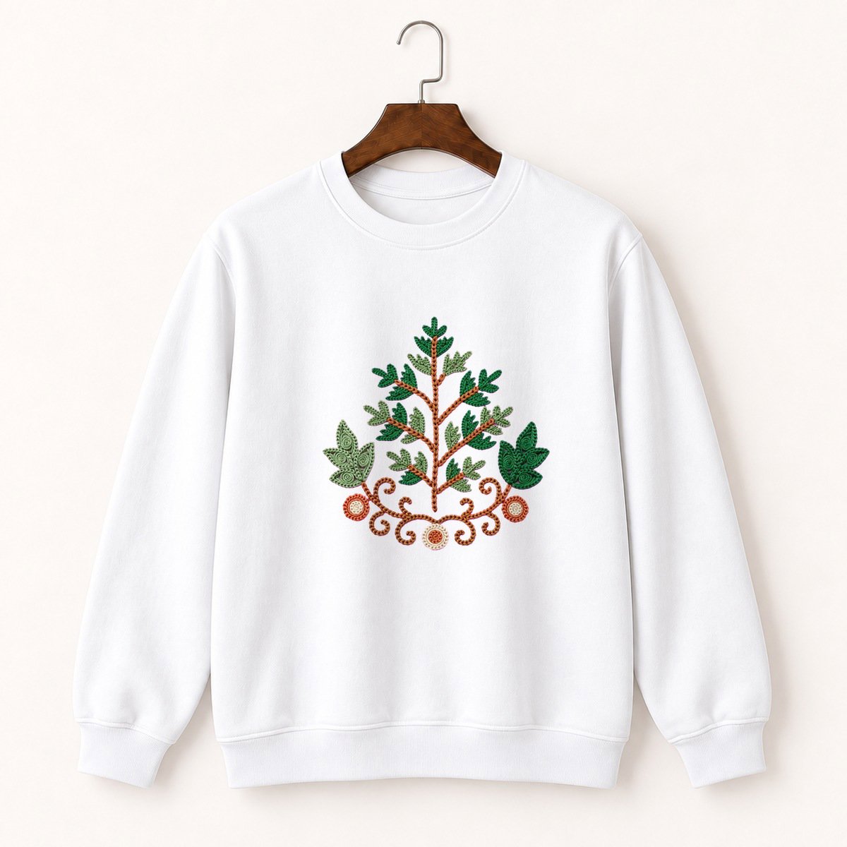 Cedar Branch Crewneck Sweatshirt 5