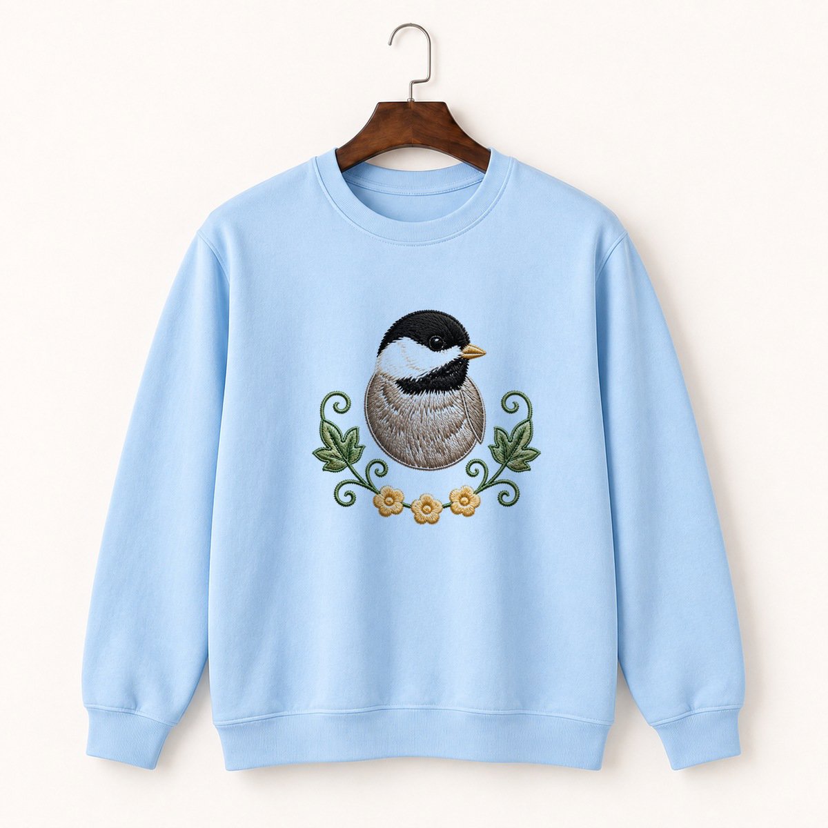 Black-Capped Chickadee Crewneck Sweatshirt 1
