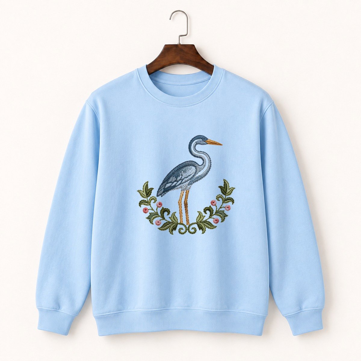 Great Blue Heron Crewneck Sweatshirt 1