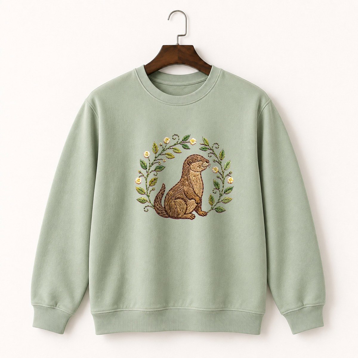 River Otter Crewneck Sweatshirt 2