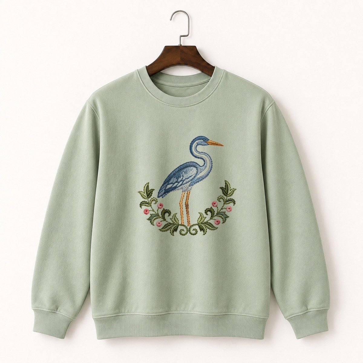Great Blue Heron Crewneck Sweatshirt 2