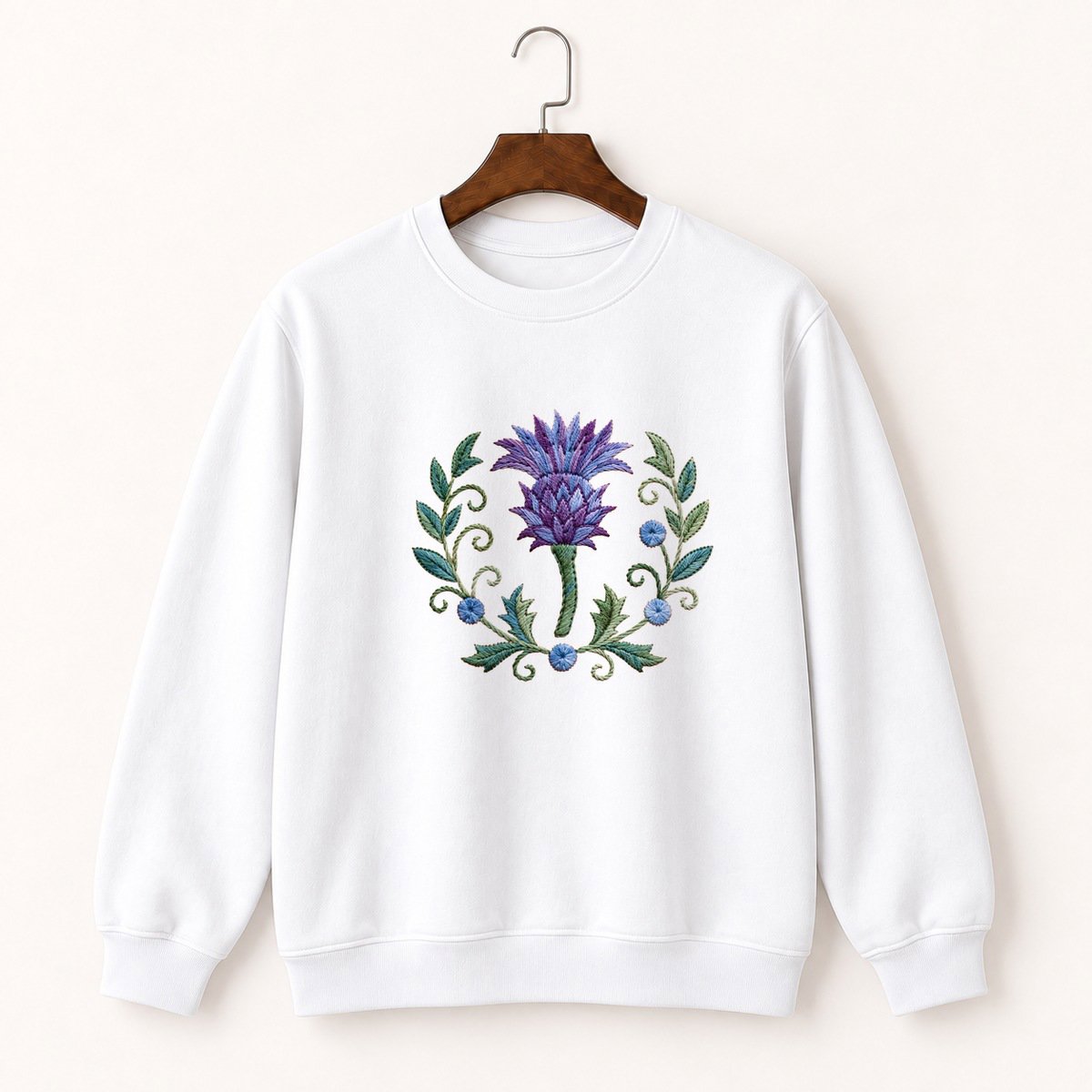 Thistle Flower Crewneck Sweatshirt 5