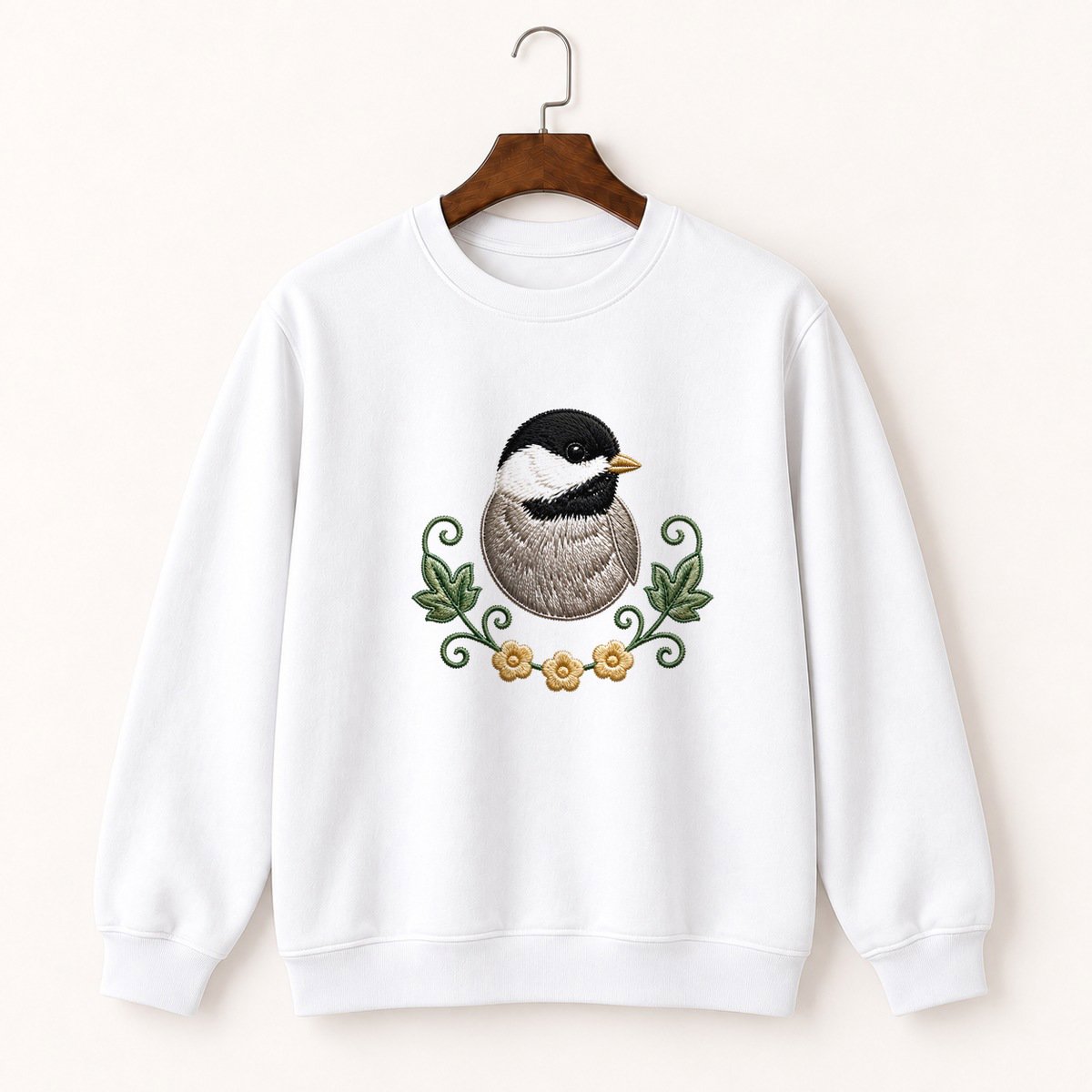 Black-Capped Chickadee Crewneck Sweatshirt 5