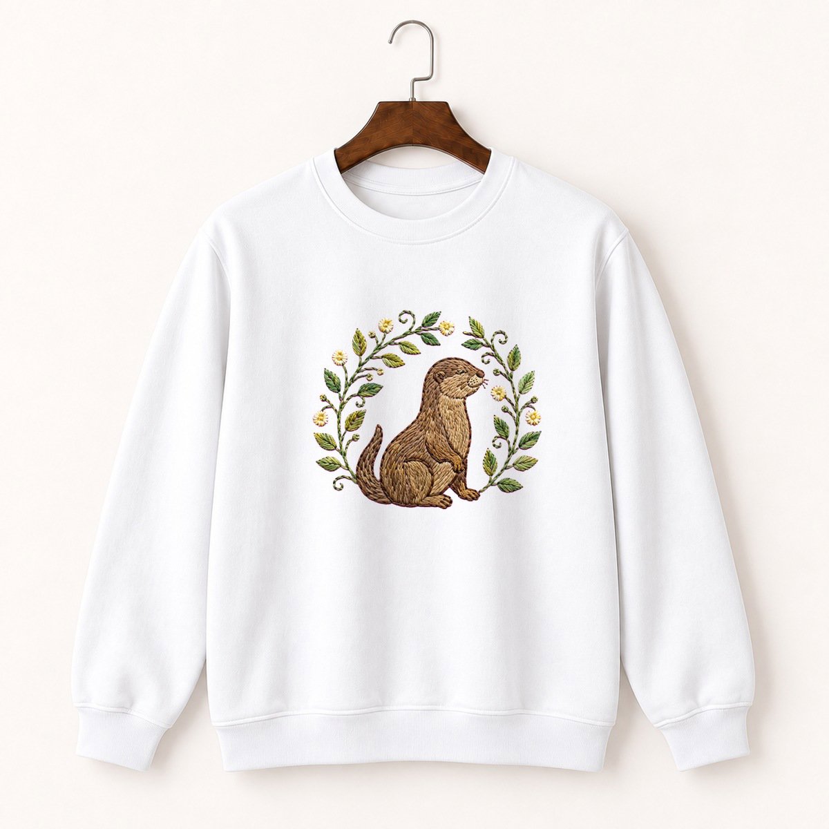 River Otter Crewneck Sweatshirt 5