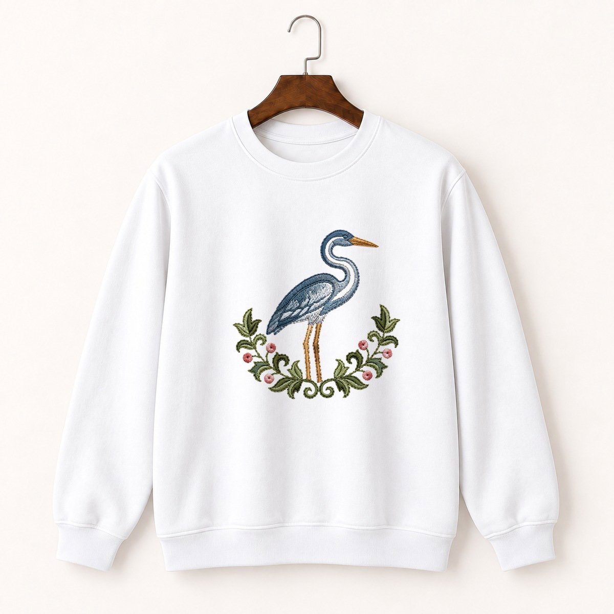 Great Blue Heron Crewneck Sweatshirt 5