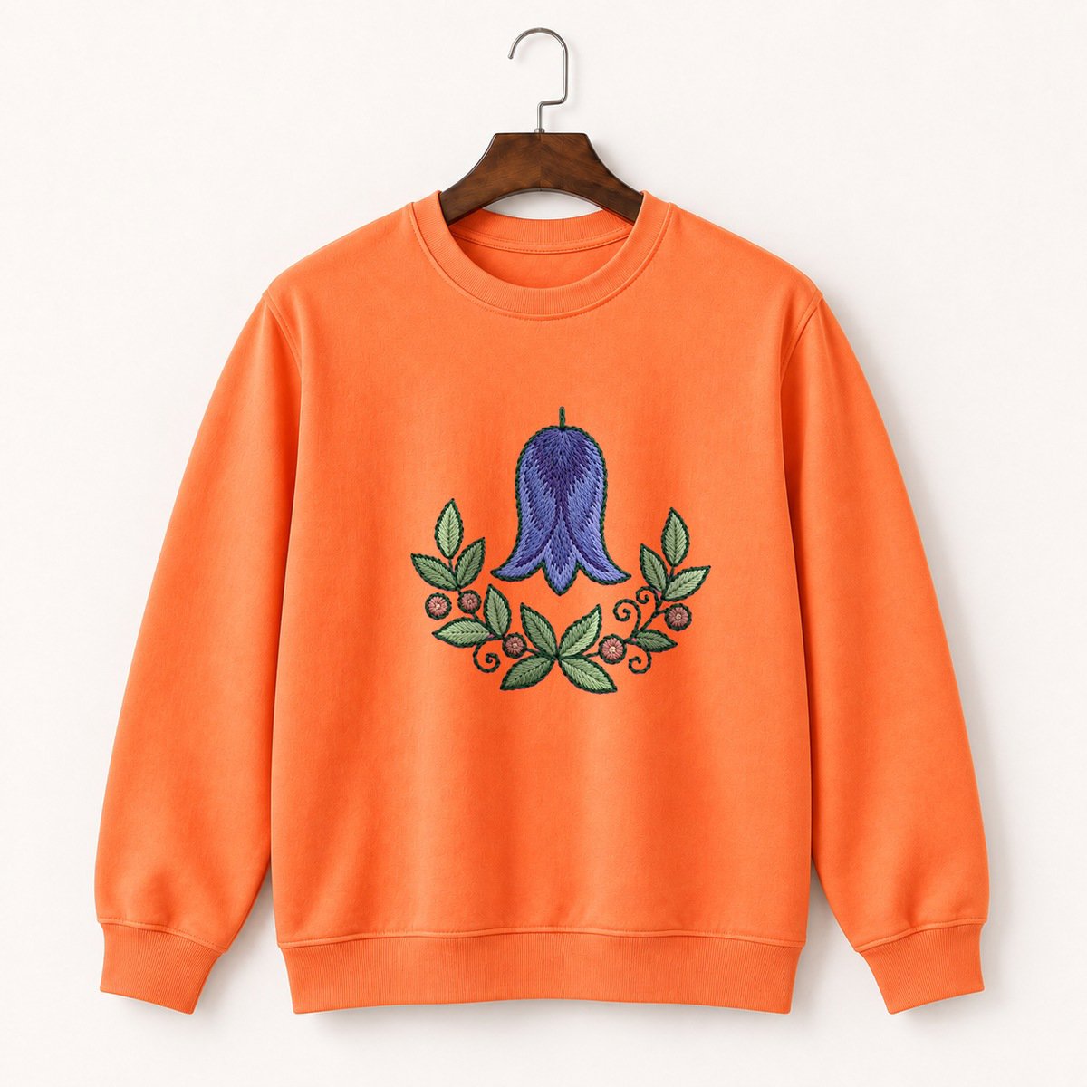 Bluebell Flower Crewneck Sweatshirt 3