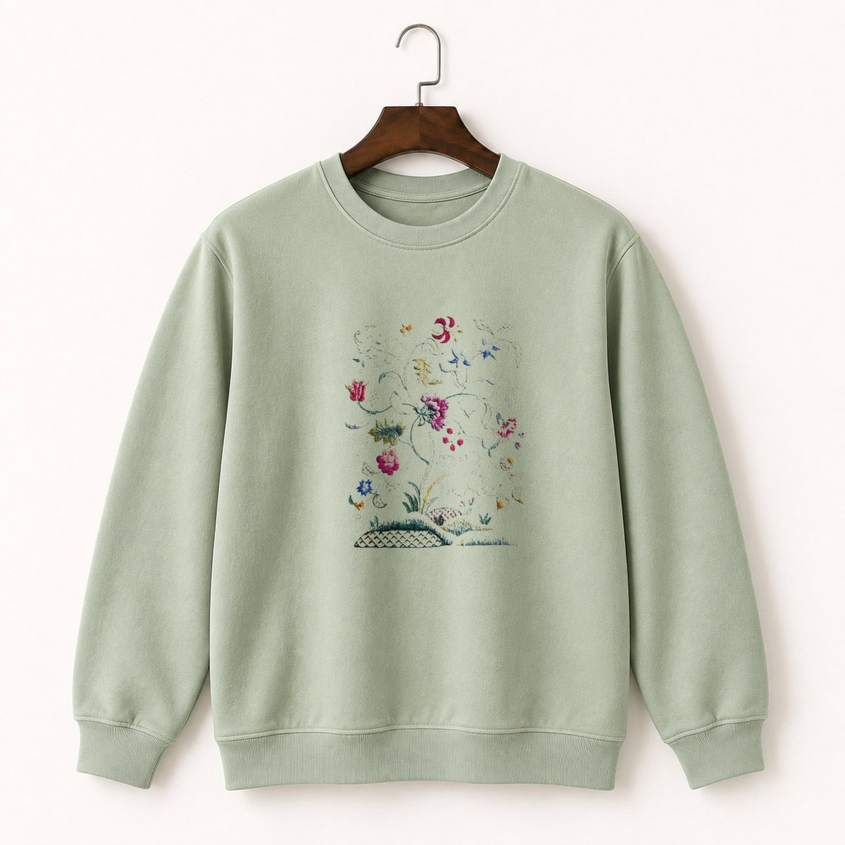 Yarrow Flower Crewneck Sweatshirt 2