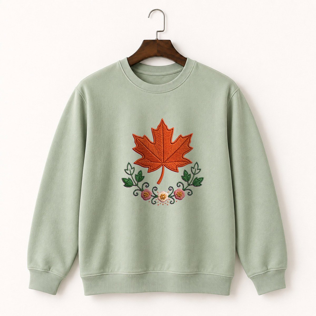 Maple Leaf Crewneck Sweatshirt 2
