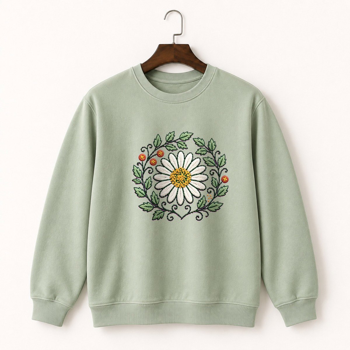 Daisy Flower Crewneck Sweatshirt 2