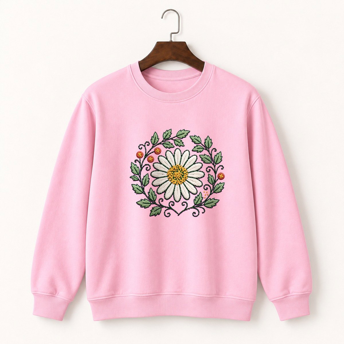 Daisy Flower Crewneck Sweatshirt 4