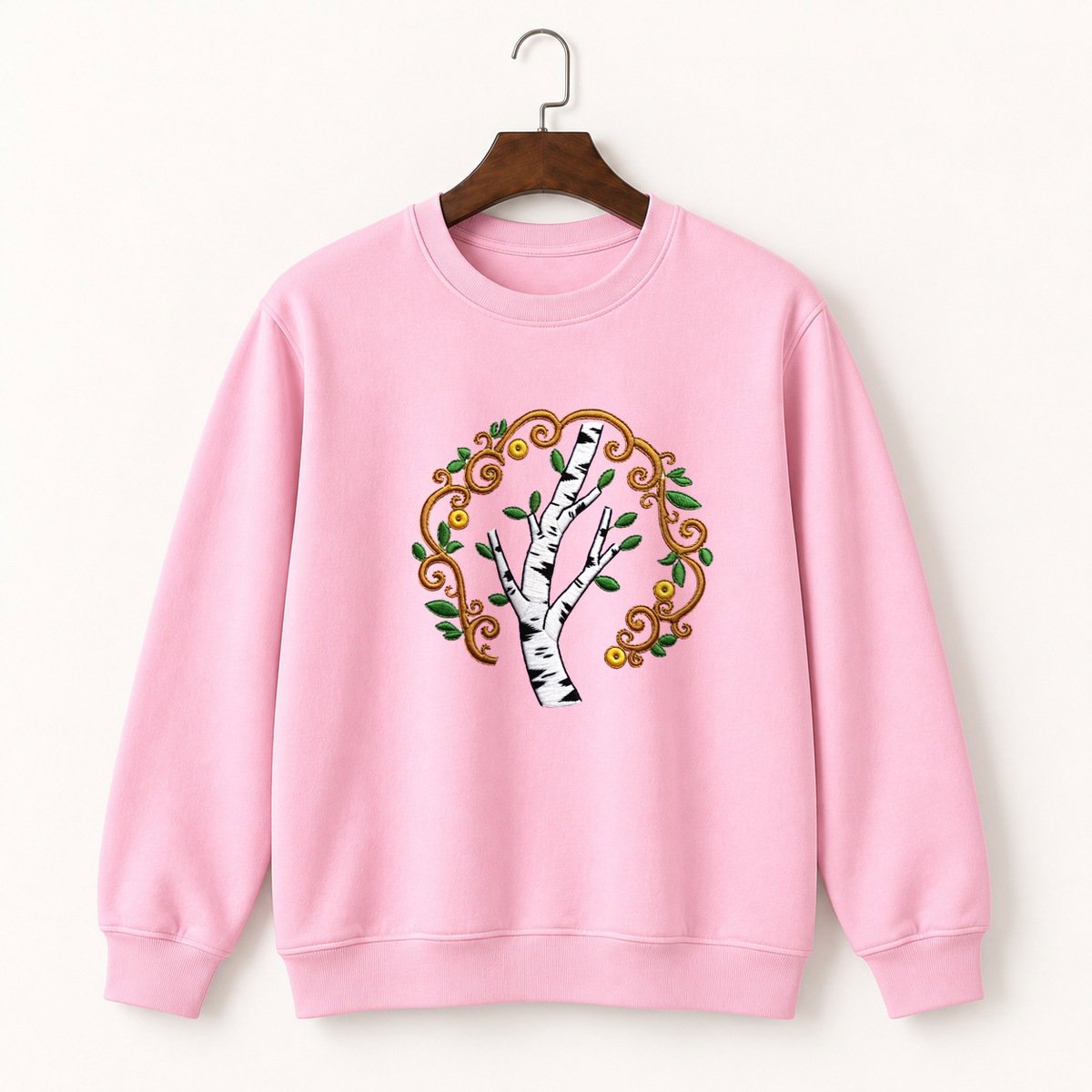 Birch Branch Crewneck Sweatshirt 4