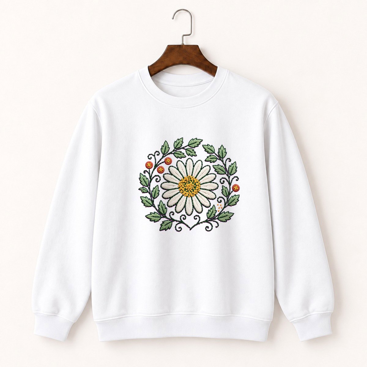 Daisy Flower Crewneck Sweatshirt 5