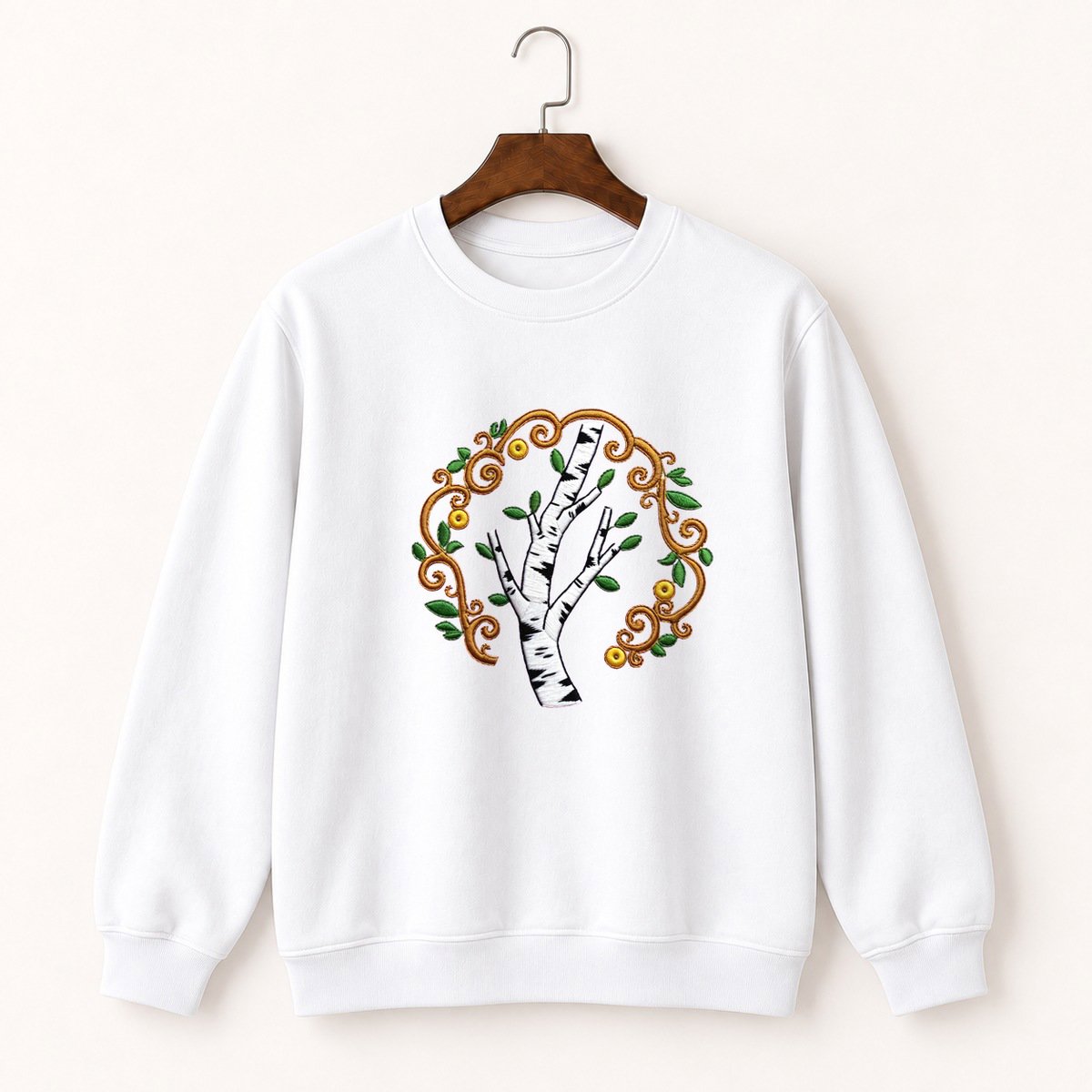 Birch Branch Crewneck Sweatshirt 5