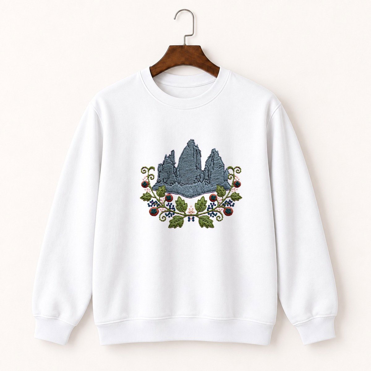 Dolomites Mountains Crewneck Sweatshirt 5