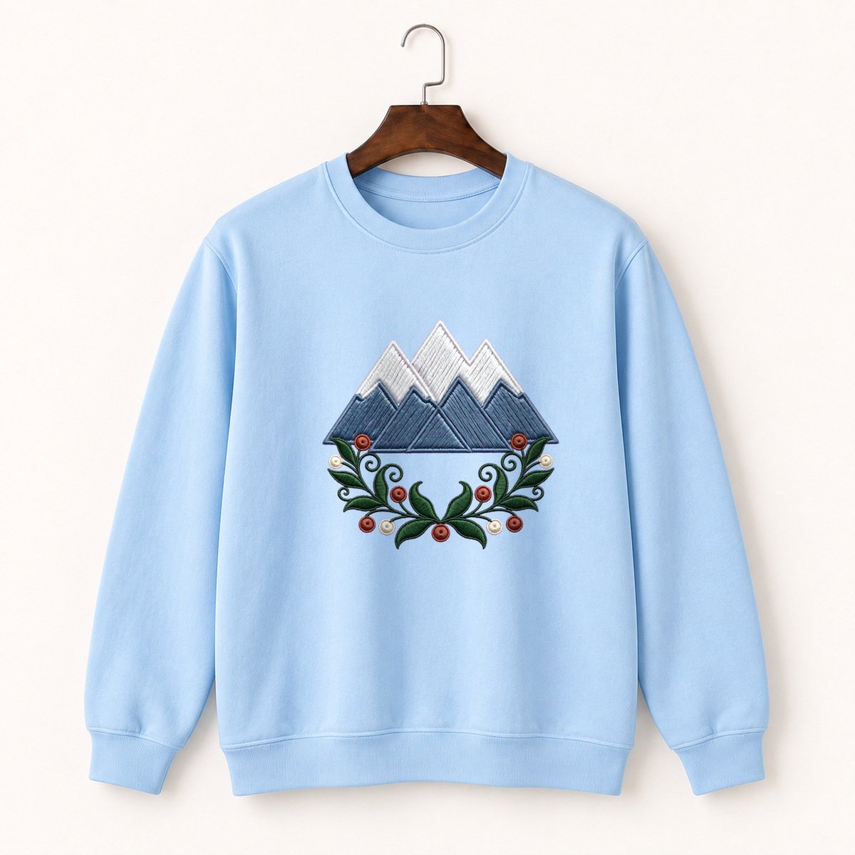 Cascade Mountains Crewneck Sweatshirt 1