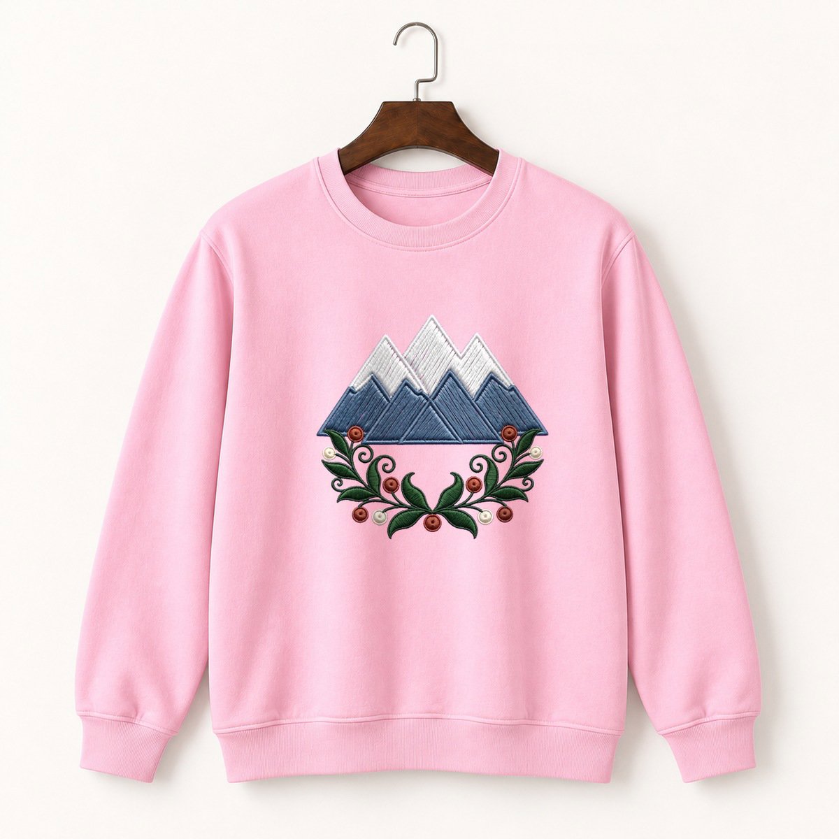 Cascade Mountains Crewneck Sweatshirt 4