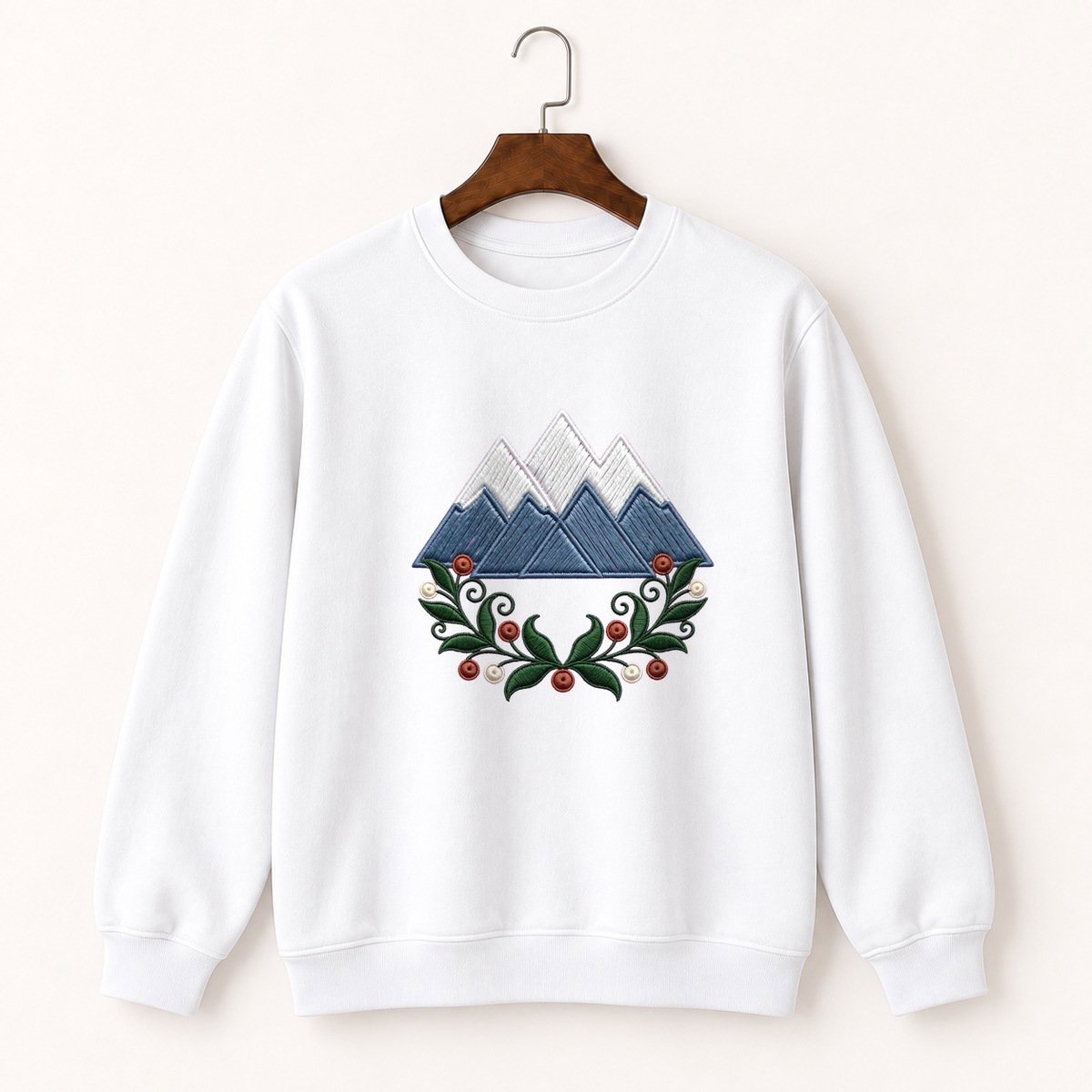 Cascade Mountains Crewneck Sweatshirt 5