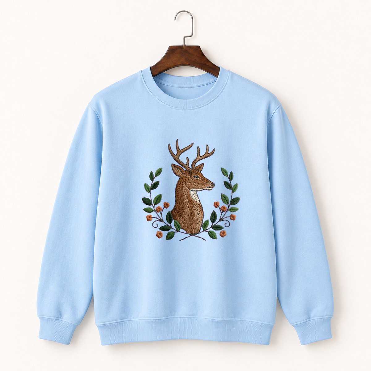 White-Tailed Deer Crewneck Sweatshirt 1