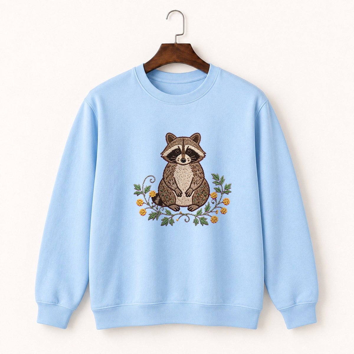 Raccoon Crewneck Sweatshirt 1
