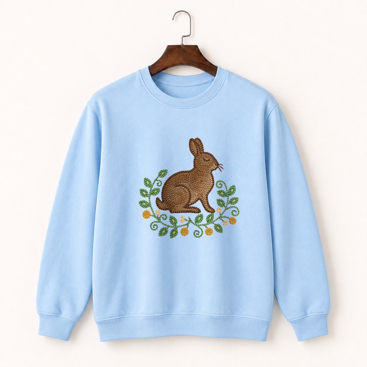 Eastern Cottontail Rabbit Crewneck Sweatshirt 1