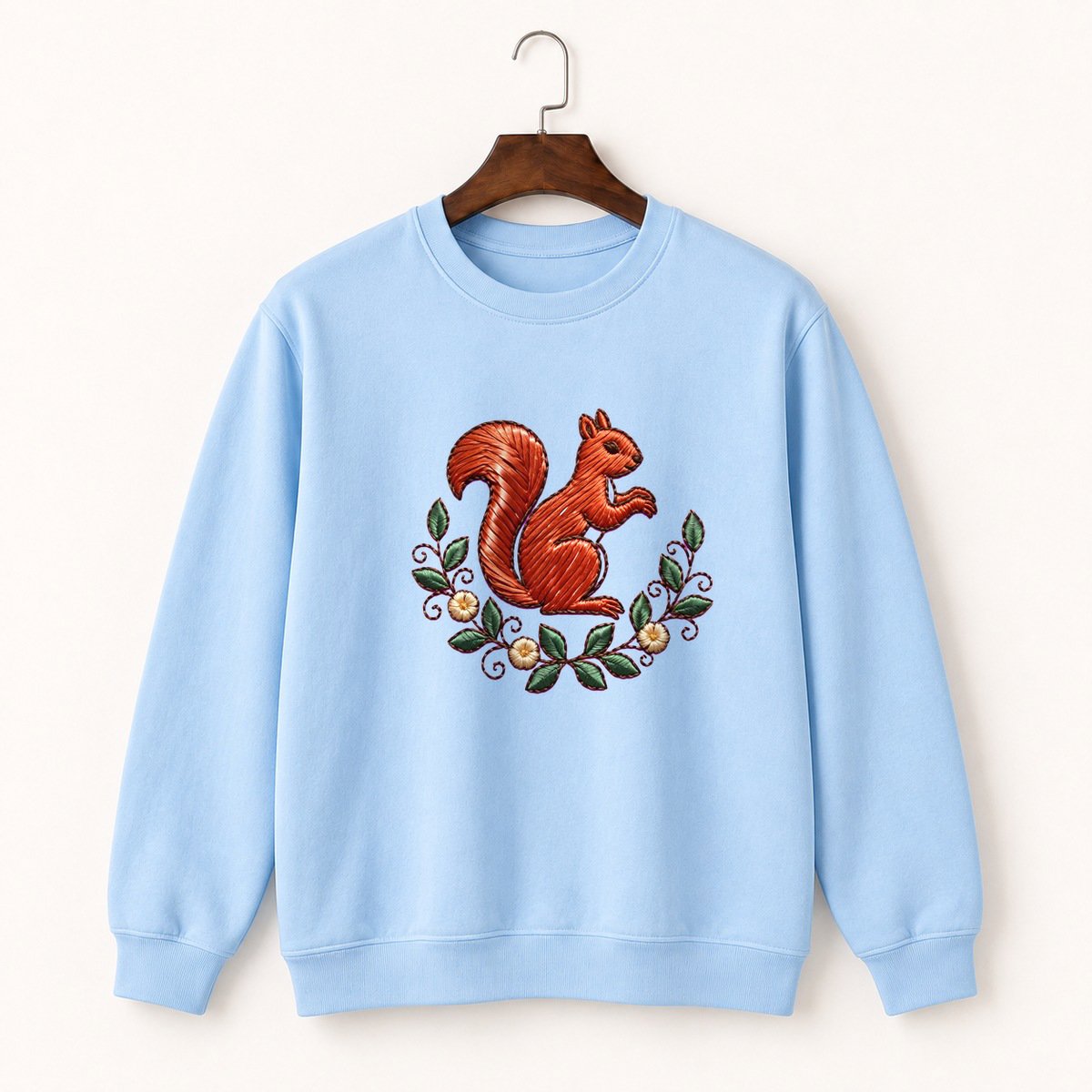 Red Squirrel Crewneck Sweatshirt 1