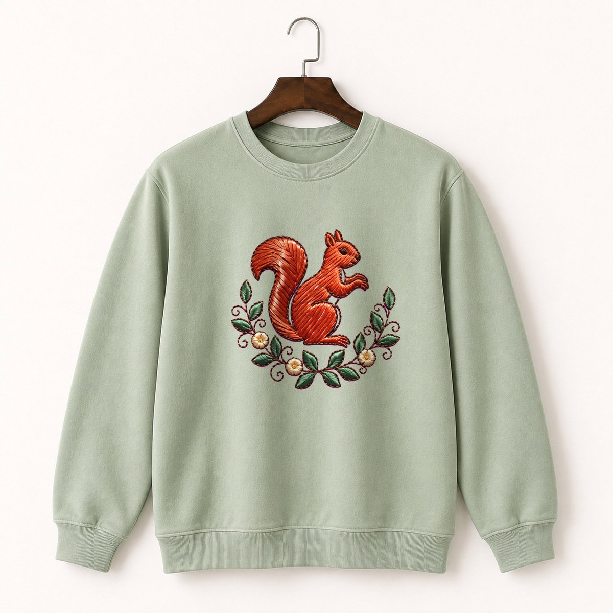 Red Squirrel Crewneck Sweatshirt 2