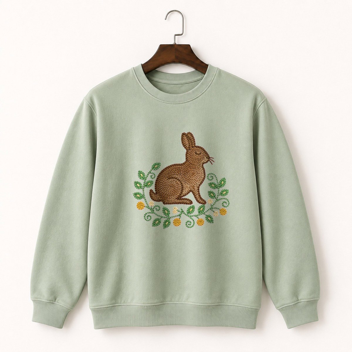 Eastern Cottontail Rabbit Crewneck Sweatshirt 2
