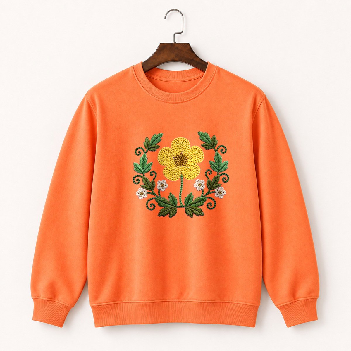 Buttercup Flower Crewneck Sweatshirt 3