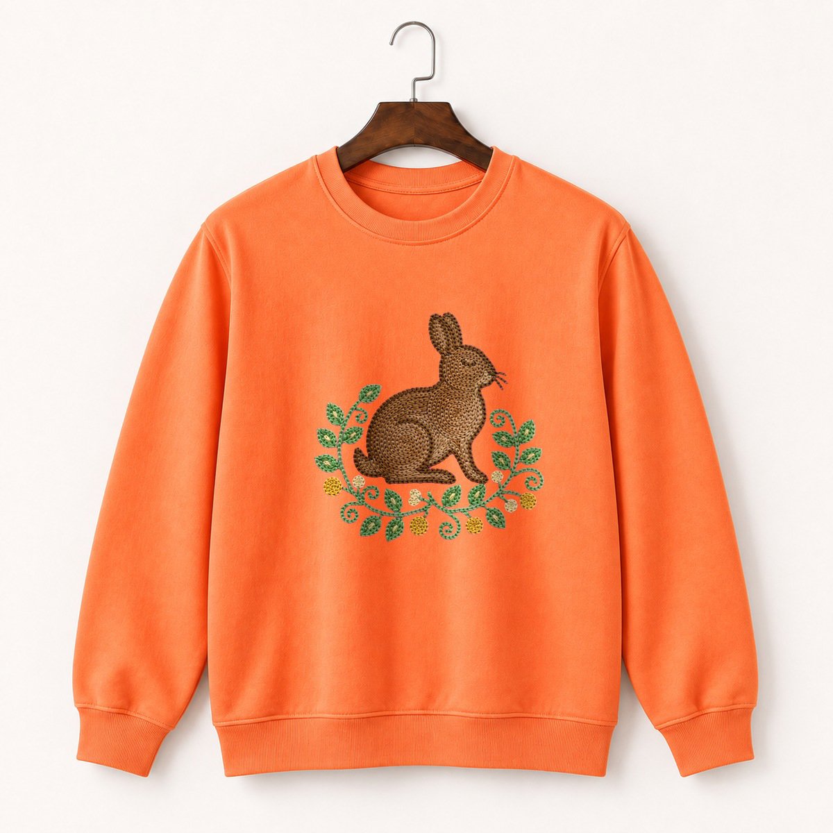 Eastern Cottontail Rabbit Crewneck Sweatshirt 3