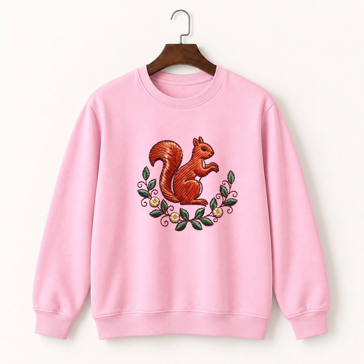 Red Squirrel Crewneck Sweatshirt 4