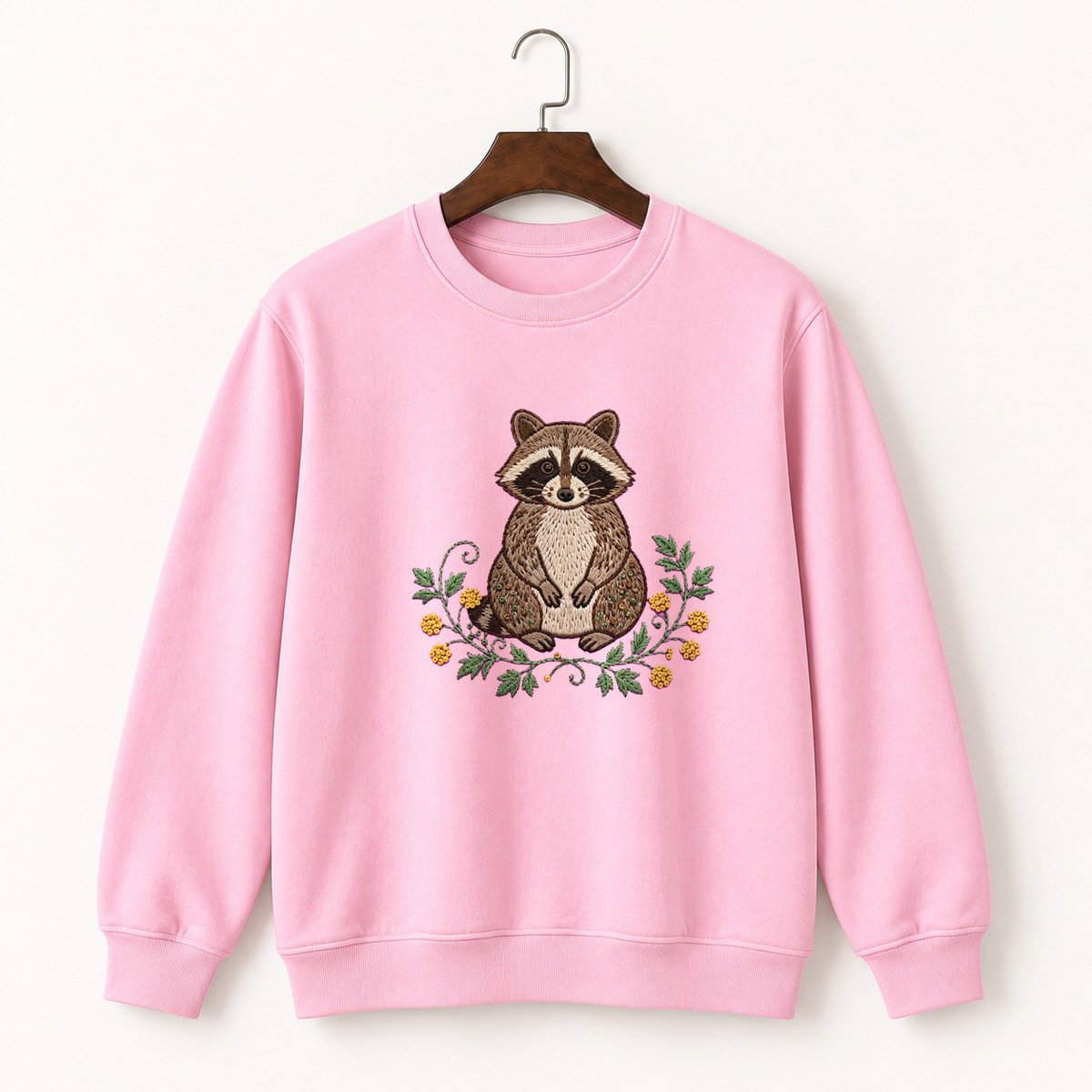 Raccoon Crewneck Sweatshirt 4